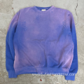 Sweatshirts Vintage Distressed Cotton Washed For Men